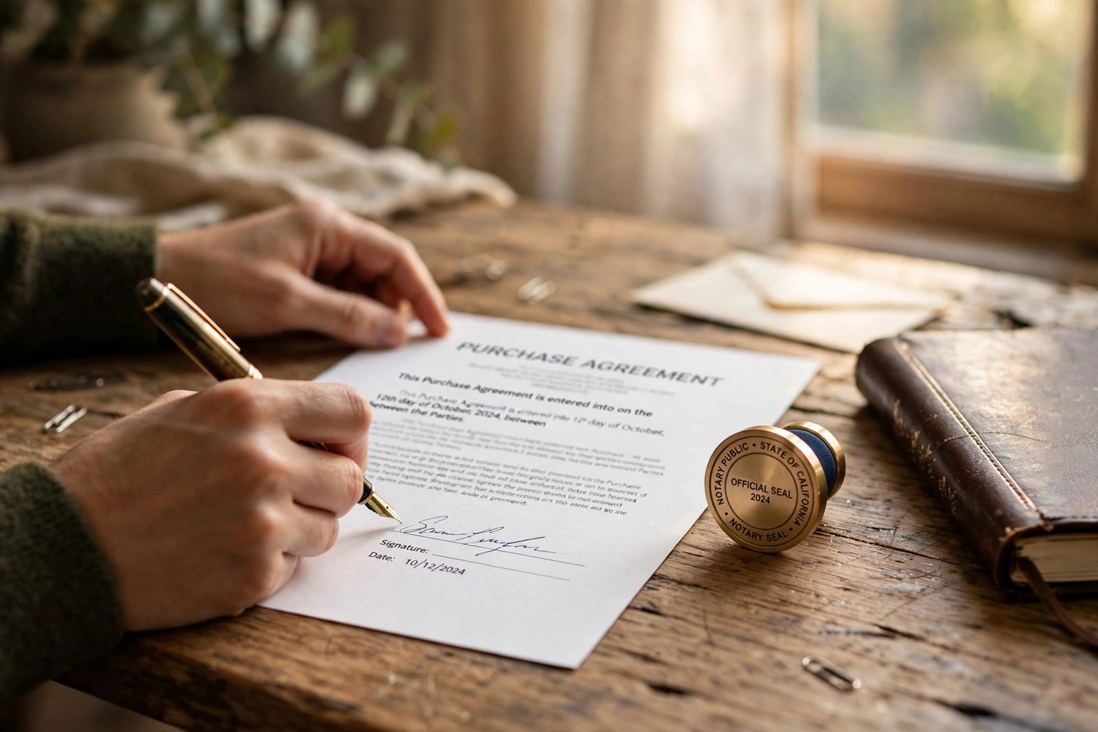 Mobile notary service in Scripps Ranch, San Diego